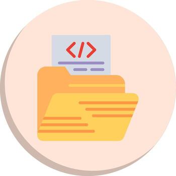 codificación degradado estilo elemento paquete vector