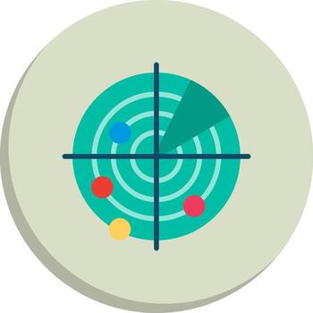 Radar Simplified Line Mark Sharp Line Mark Pack vector