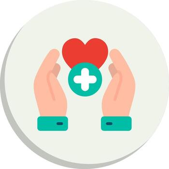 cuidado de la salud resumido marco objeto degradado estilo elemento paquete vector