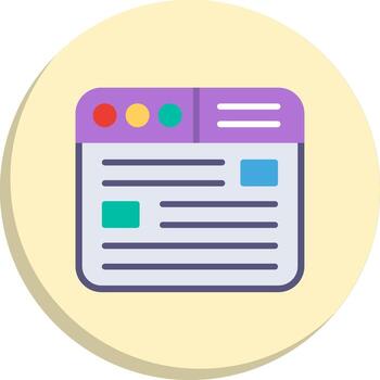 Browser Monotone Sketch Design Cool Tone Form Collection vector