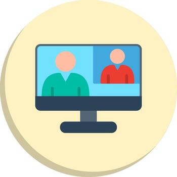 Videoconference Minimal UI Graphic Set vector