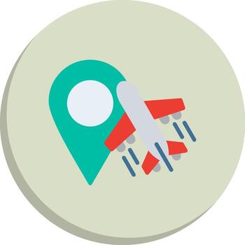 Location Color Enhanced Graphic Interactive UI Design Set vector