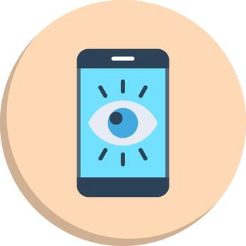 Viewer Minimal Graphic Visual Set vector