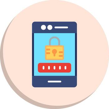 Password Digital Tech Element Set vector