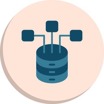 base de datos resumido marco objeto isométrica web ilustración equipo vector