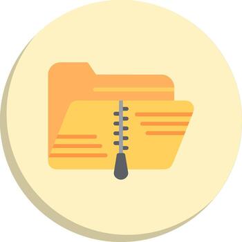 Código Postal carpeta limpiar ui concepto píxel cuadrícula obra de arte paquete vector