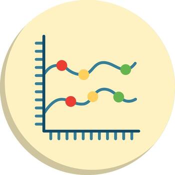 Smooth Line Two Colours Bold App Interface Icon vector