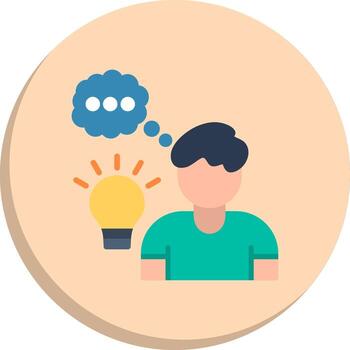 Thinking Vivid App Element Set vector