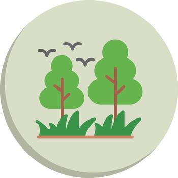 Tree Geometric Style Badge Custom Line Element Icons vector