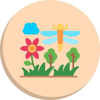 libélula codificado ui símbolo paquete vector