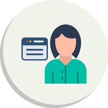 Web Page Vivid App Element Set vector