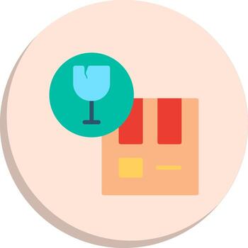 Fragile Minimal Graphic Visual Set vector