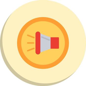 Speaker Geometric Style Badge Subtle UI Graphic Set vector