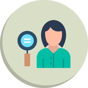 Recruitment 3D Interface Shape Design vector