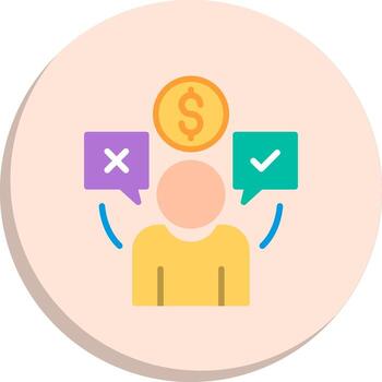 Consumer behaviour Gradient Color Form Pack vector