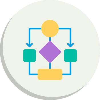 datos fluir moderno color símbolo conjunto vector