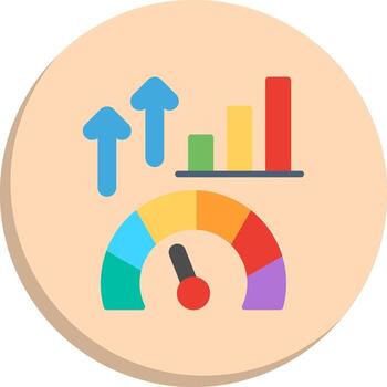 Progress Shadowed Flat Design Pack vector