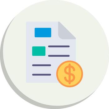 factura codificado ui símbolo paquete vector