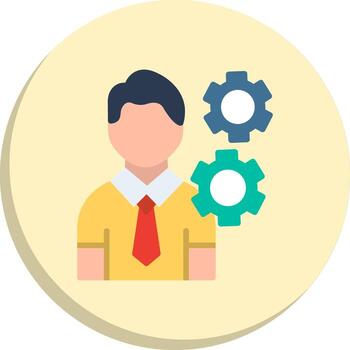 Management Outlined Frame Object Iconic Line Form Collection vector