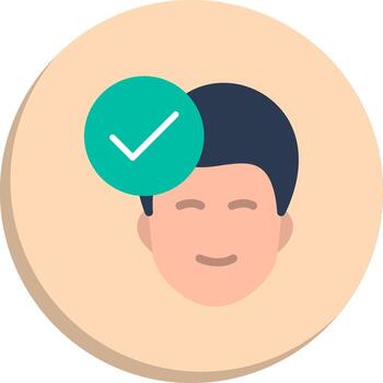 Authentication Vibrant Visual Object Bright Tone Visual Pack vector