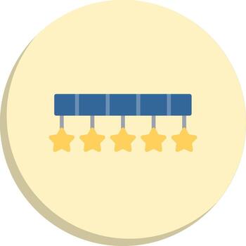 Stars Muted Tone Element Interactive UI Design Set vector