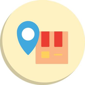 Location Sharp Edge Visual Design vector