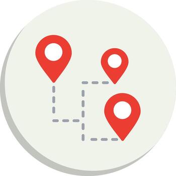 Location Pastel Sketch Mark Outlined Frame Object Icons vector