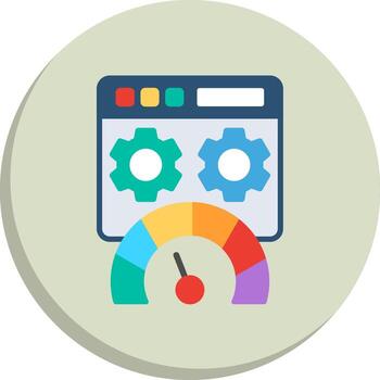 Web Custom Line Element Muted Tone Element Icons vector