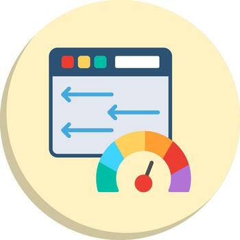 High Speed UI Badge Set vector