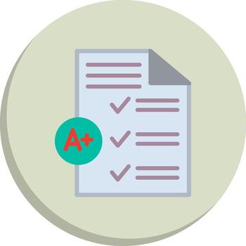 Grading Sharp Edge Visual Design vector