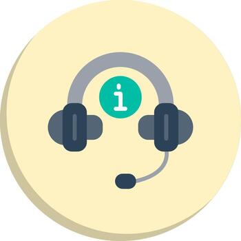 Head phone App-Based UI Graphic Kit vector