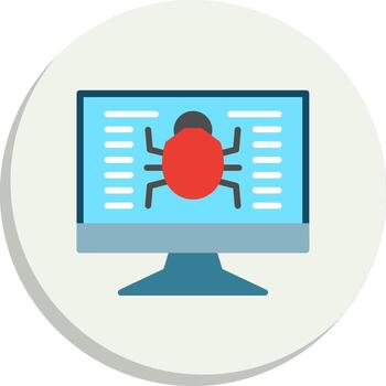 Bug Sharp Edge Visual Design vector