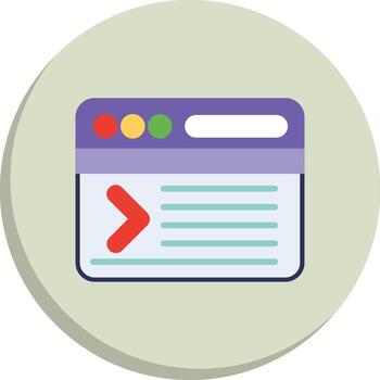 Command Color Stroke Symbol Set vector