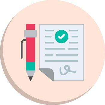 aprobación interactivo ui diseño conjunto vector