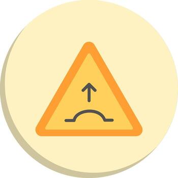 Speed Bump Color Enhanced Graphic Vivid App Element Set vector