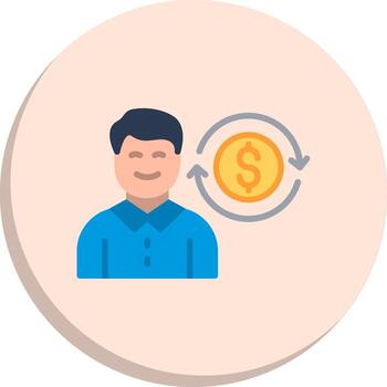 Return of investment Bold App Interface Icon vector