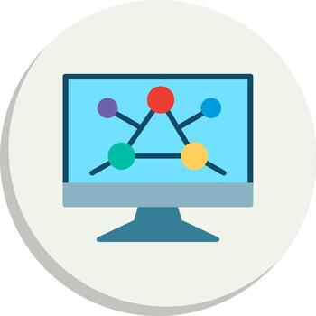 Enzyme Outlined Frame Object Outlined Frame Object Icons vector