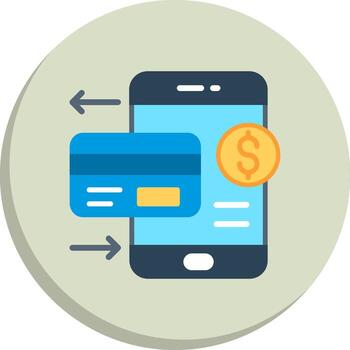 pago codificado ui símbolo paquete vector