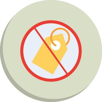 No ventas interactivo ui diseño conjunto vector