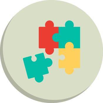 Puzzle Abstract UI Visual Pack vector