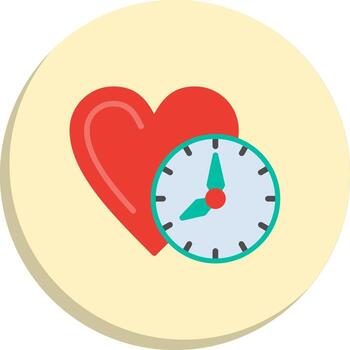 Clock time Muted Color Design Clean Digital Design Bundle vector