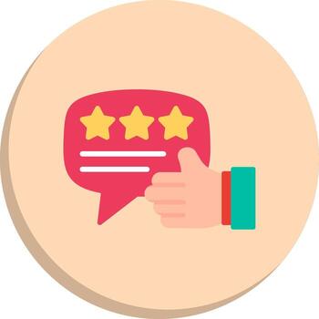 Rating UX Focused Shape Sharp Edge Visual Design vector