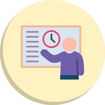 Time Clean Frame Object Set vector