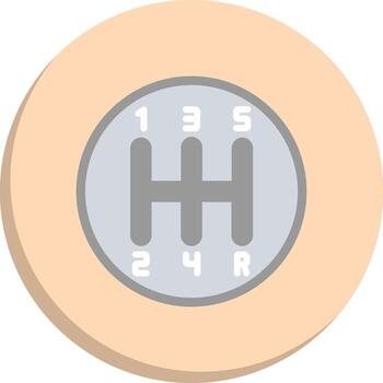 Manual Transmission Muted Tone Element Wireframe App Design Kit vector