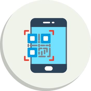 Qr Code Scan Clean Sketch Form Pack vector