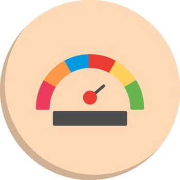 Meter Thin Graphic Shape Clean Digital Design Bundle vector