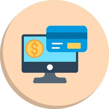 Payment Method Muted Tone Element Compact Web Symbol Kit vector