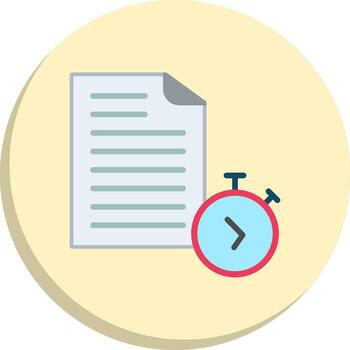 Timer Gradient Themed Symbol Futuristic UI Mark Symbols vector