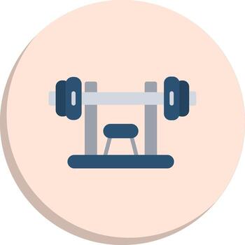 gimnasio codificado ui símbolo paquete vector