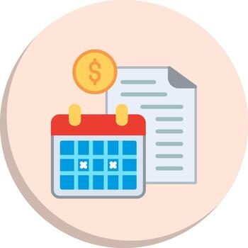 Invoice Custom Line Element Compact Web Symbol Kit vector